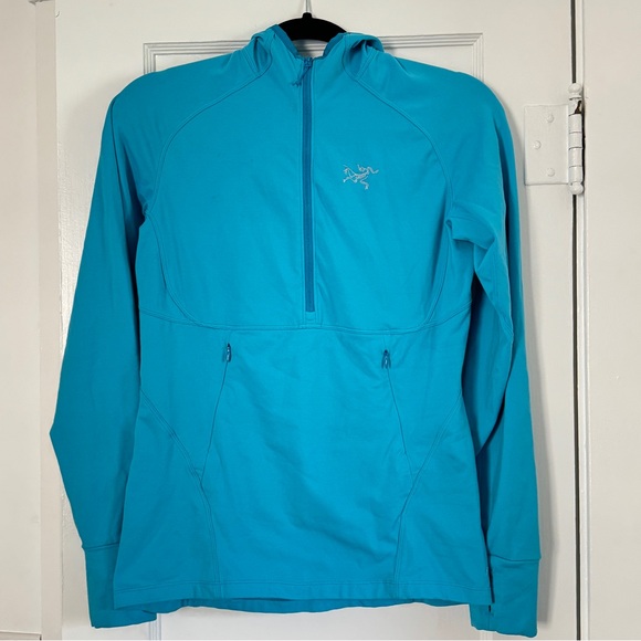 Vintage Arc’teryx 3/4 Zip Base Layering long sleeved Top with Thumb Holes - Picture 1 of 9